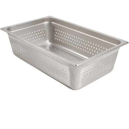 Browne Foodservice Pan, Steam , Full, 6"D, Perf, Ss 22116
